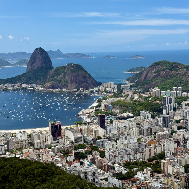 view of Sugarloaf Mountain, Rio de Janeiro, Brazil